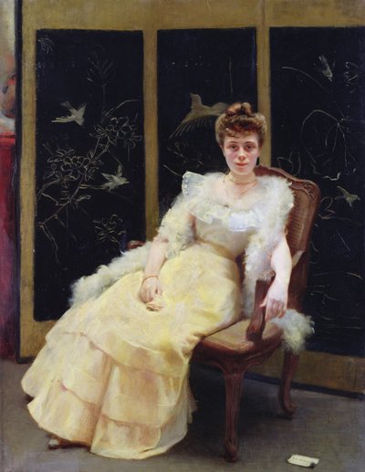 Warten, 1901 von Ernst Philippe Zacharie